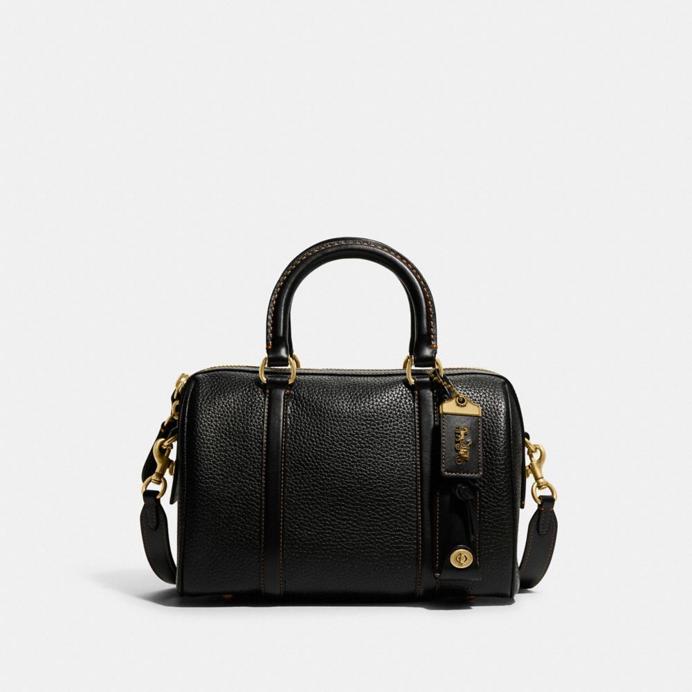 C8864 - Ruby Satchel 25 Brass/Black