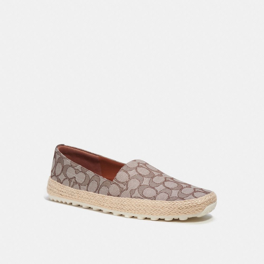 COACH C8875 Espadrille In Signature Jacquard Oak