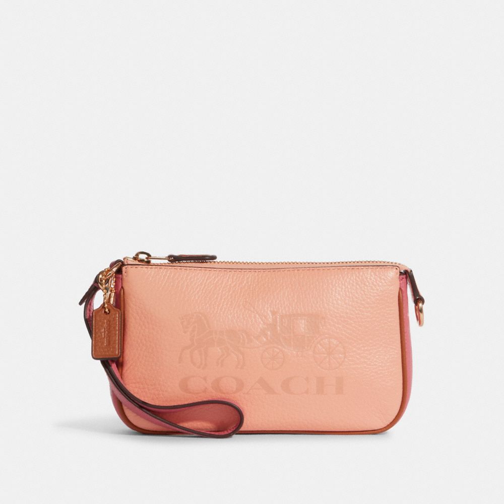 Nolita 19 In Colorblock With Horse And Carriage - GOLD/FADED BLUSH MULTI - COACH C8877