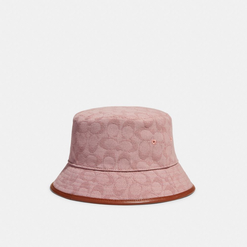COACH Official Site Official pageSIGNATURE JACQUARD BUCKET HAT IN