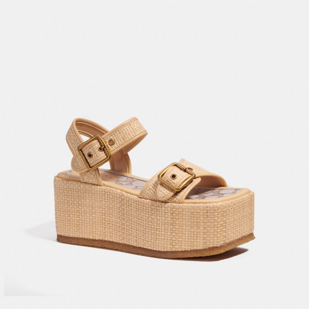 COACH C8903 Naomi Flatform NATURAL