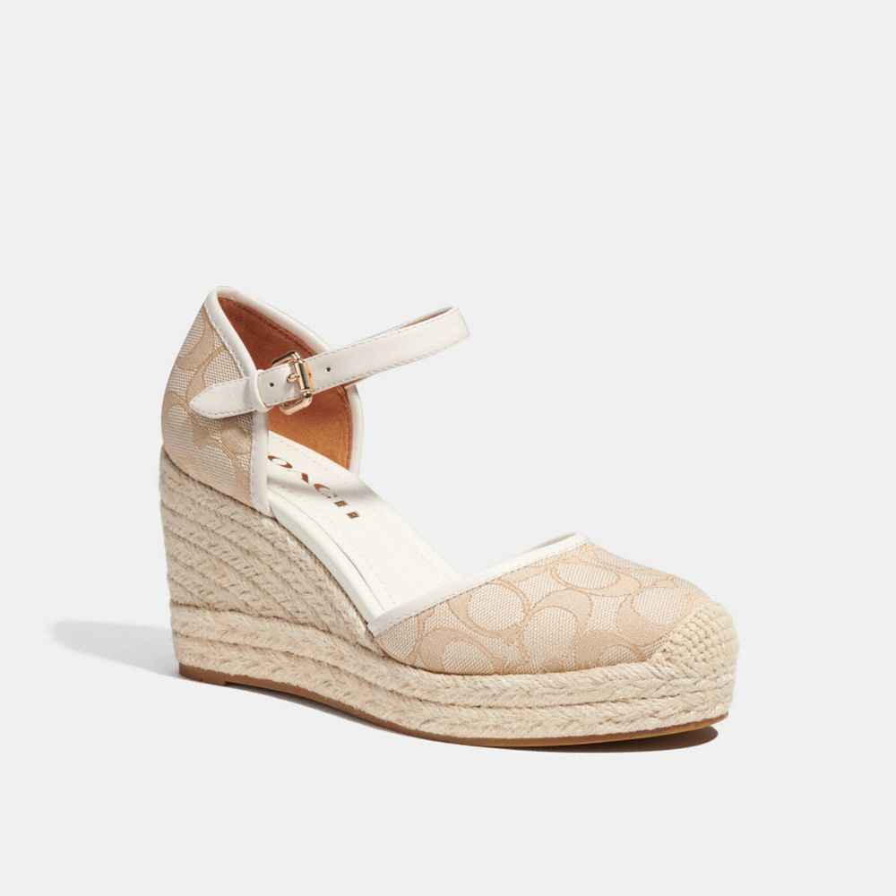 COACH C8911 Raine Espadrille LIGHT KHAKI