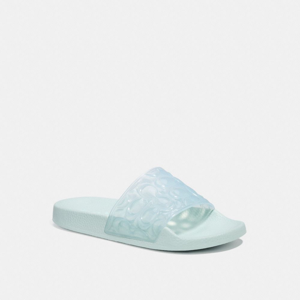 COACH C8913 - Unna Sport Slide LIGHT TEAL