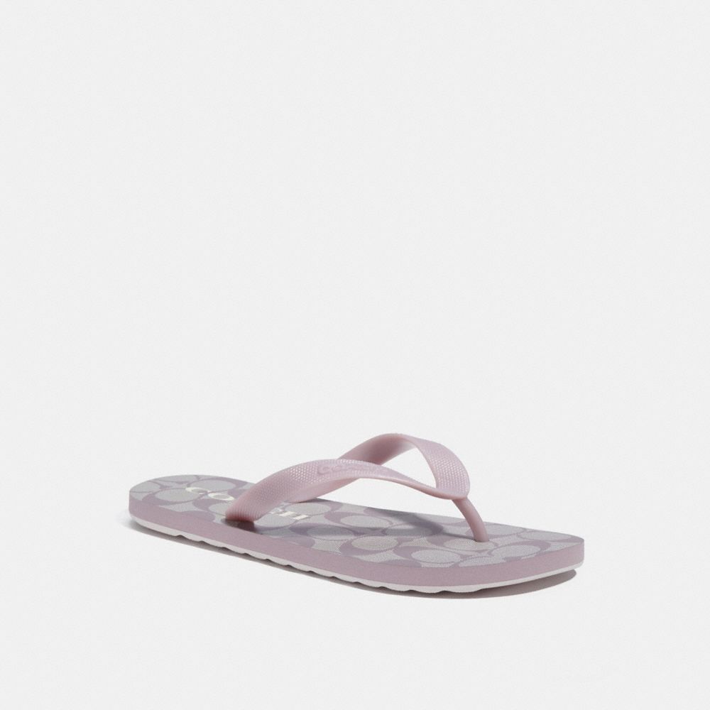 COACH C8916 Zak Flip Flop SOFT LILAC