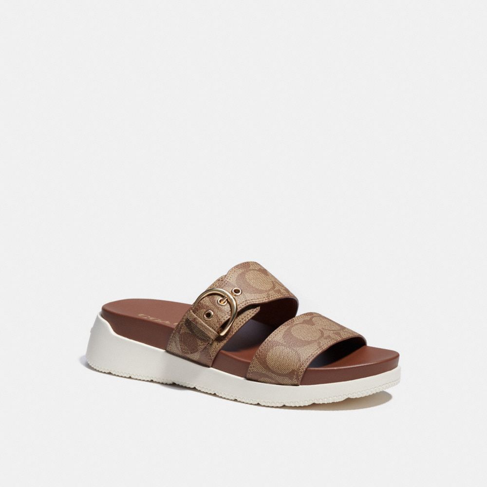 Gwen Sandal - C8925 - KHAKI/SADDLE