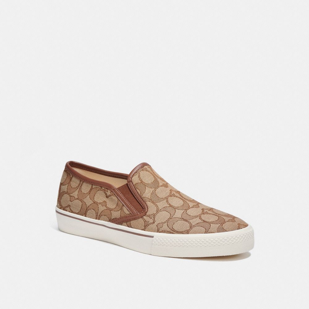 COACH C8958 - Slip On Skate Sneaker KHAKI