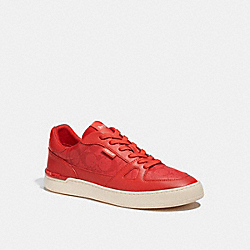 COACH C8965 Clip Court Sneaker MIAMI RED