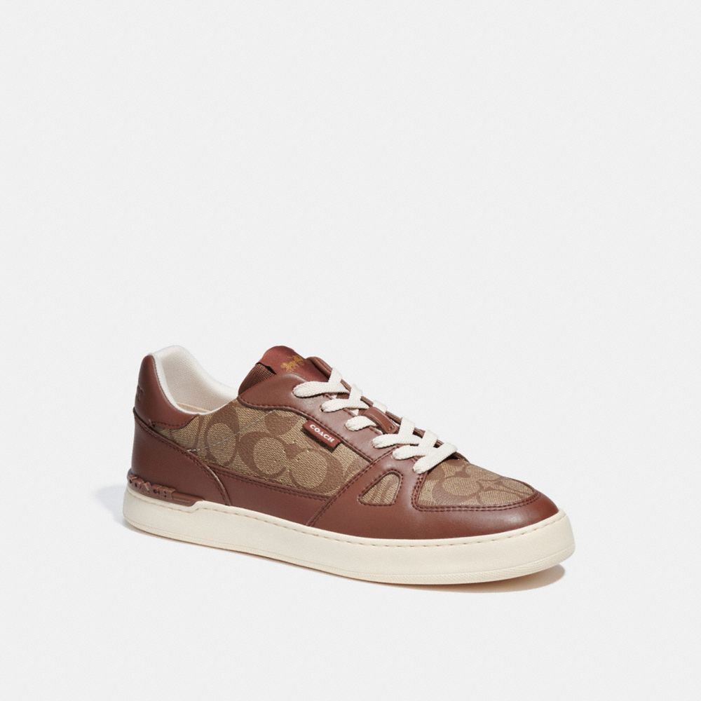 COACH C8965 - CLIP COURT SNEAKER - SADDLE | COACH GIFTS