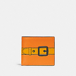 Double Billfold Wallet With Trompe L'oeil - C9023 - Papaya Multi