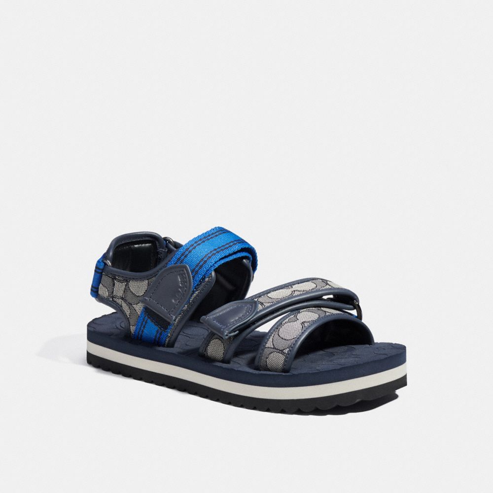 COACH C9044 Sport Sandal In Signature Jacquard MIDNIGHT NAVY