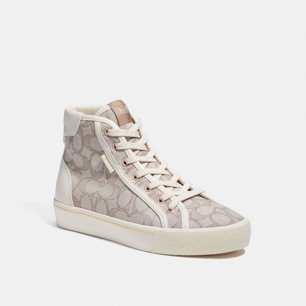 C9059 - Citysole High Top Platform Sneaker STONE