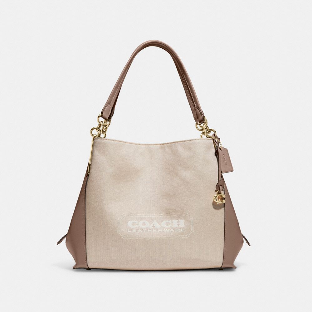 Dalton 31 With Coach Badge - C9078 - Gold/Chalk Taupe