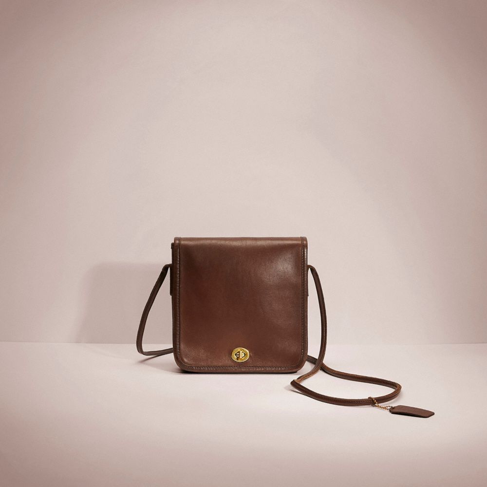 C9099 - Vintage Compact Pouch Brass/Brown