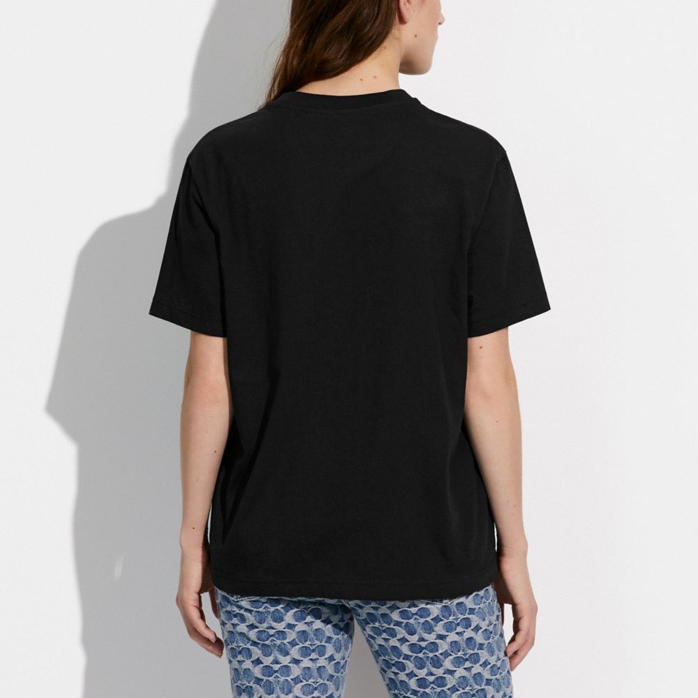 HORSE AND CARRIAGE T-SHIRT IN ORGANIC COTTON