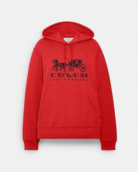 HORSE AND CARRIAGE HOODIE IN ORGANIC COTTON