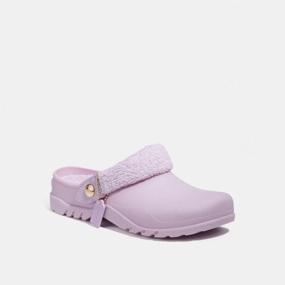 COACH C9150 Lola Clog Pale Pistachio