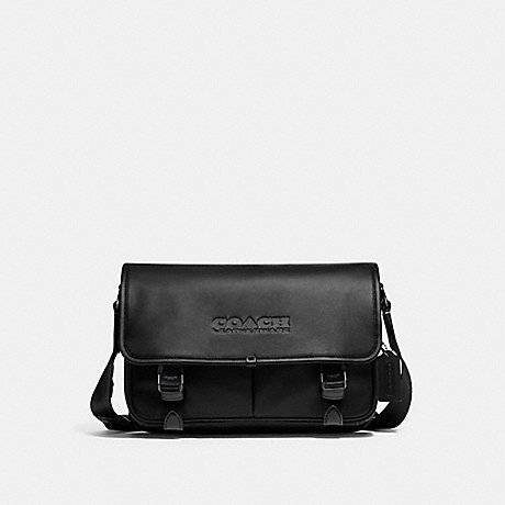 COACH C9157 League Messenger Bag Black