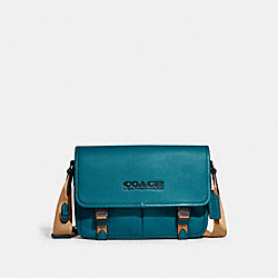 League Messenger Bag - C9157 - Deep Turquoise