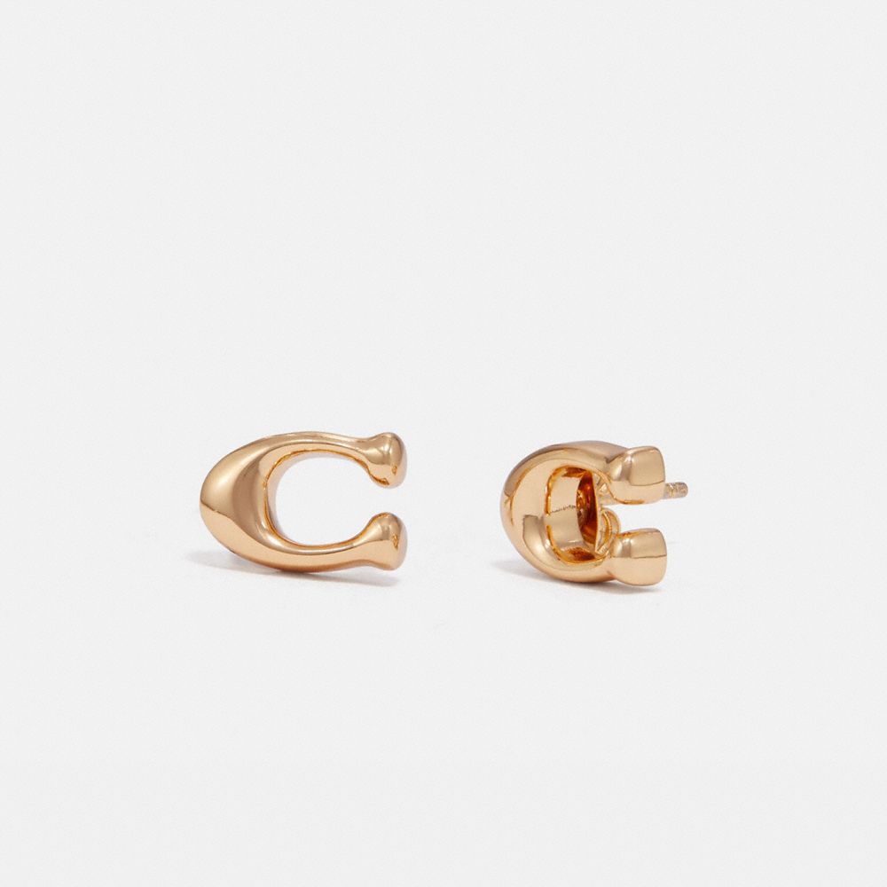 C9340 - Signature Earrings Gold