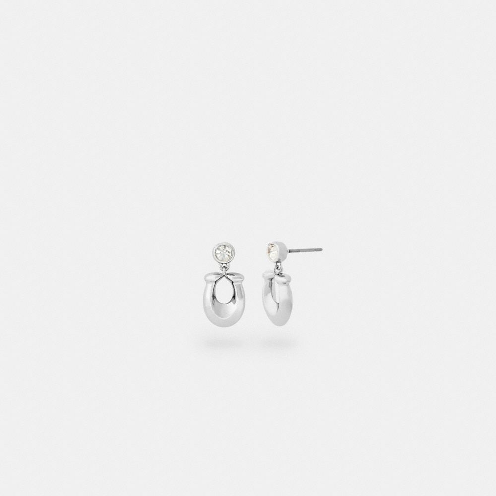 C9345 - Signature Crystal Earrings Silver/Clear