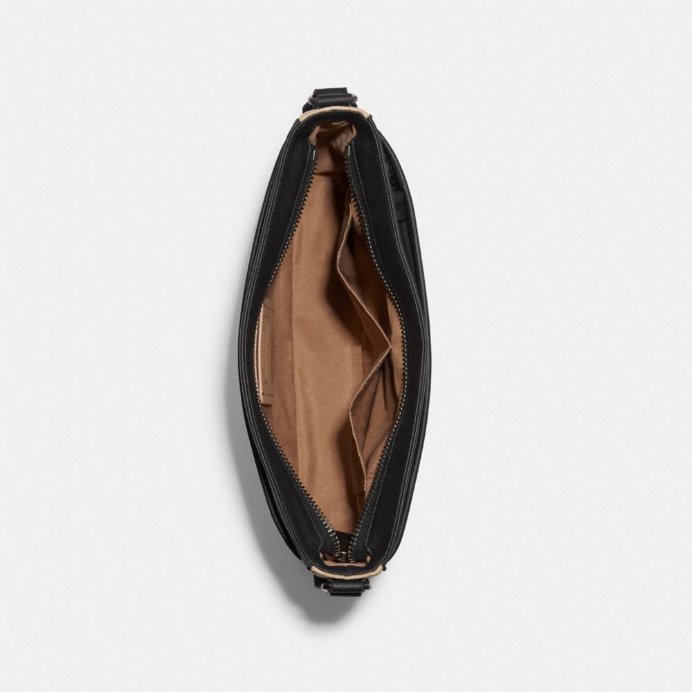 THOMPSON CROSSBODY IN SIGNATURE JACQUARD WITH VARSITY STRIPE