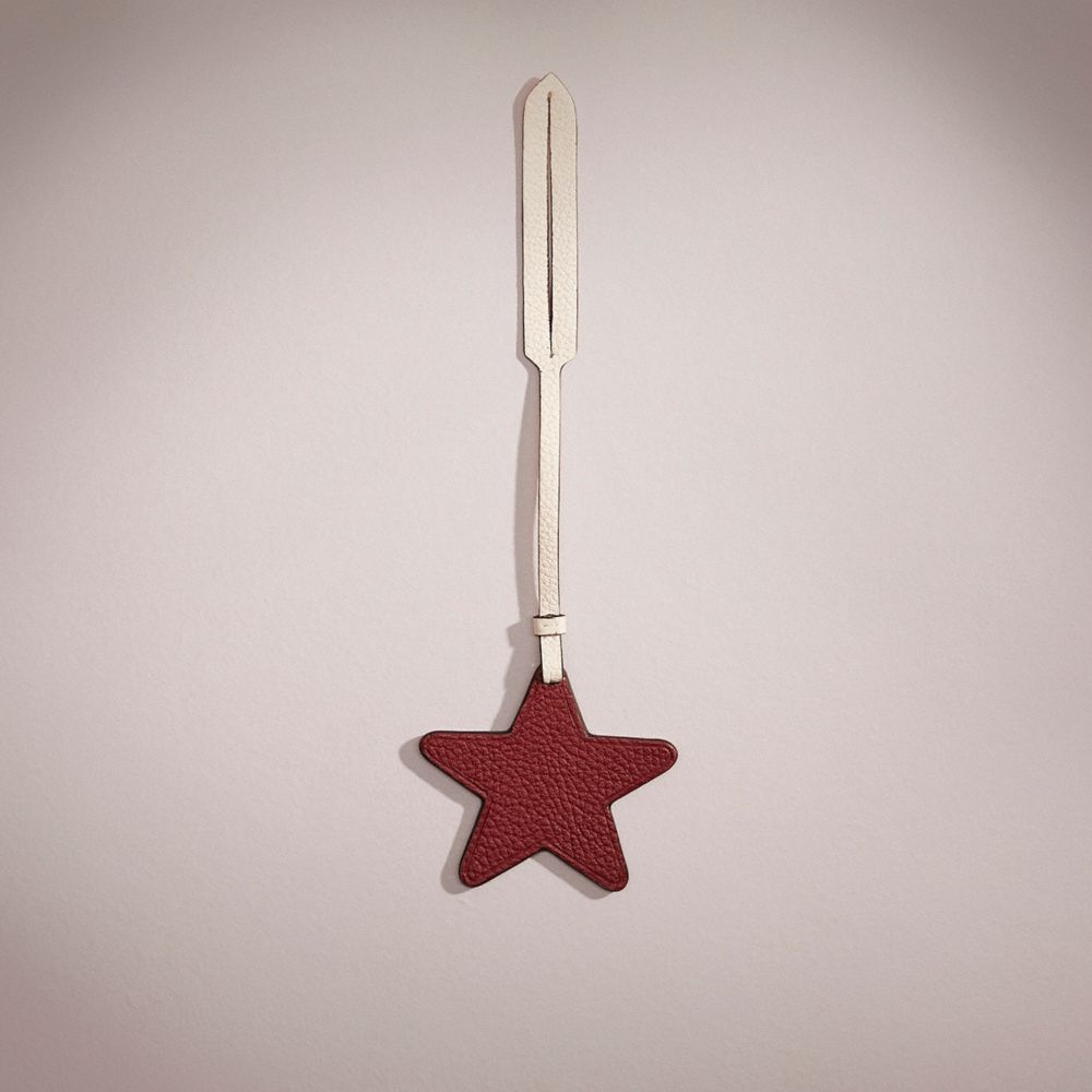 C9400 - Remade Star Bag Charm Red.