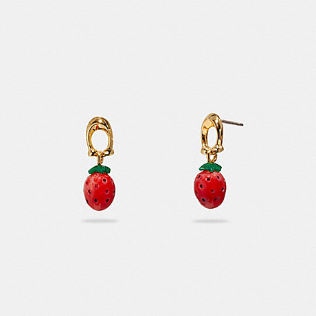 COACH Strawberry Drop Earrings -  - C9456