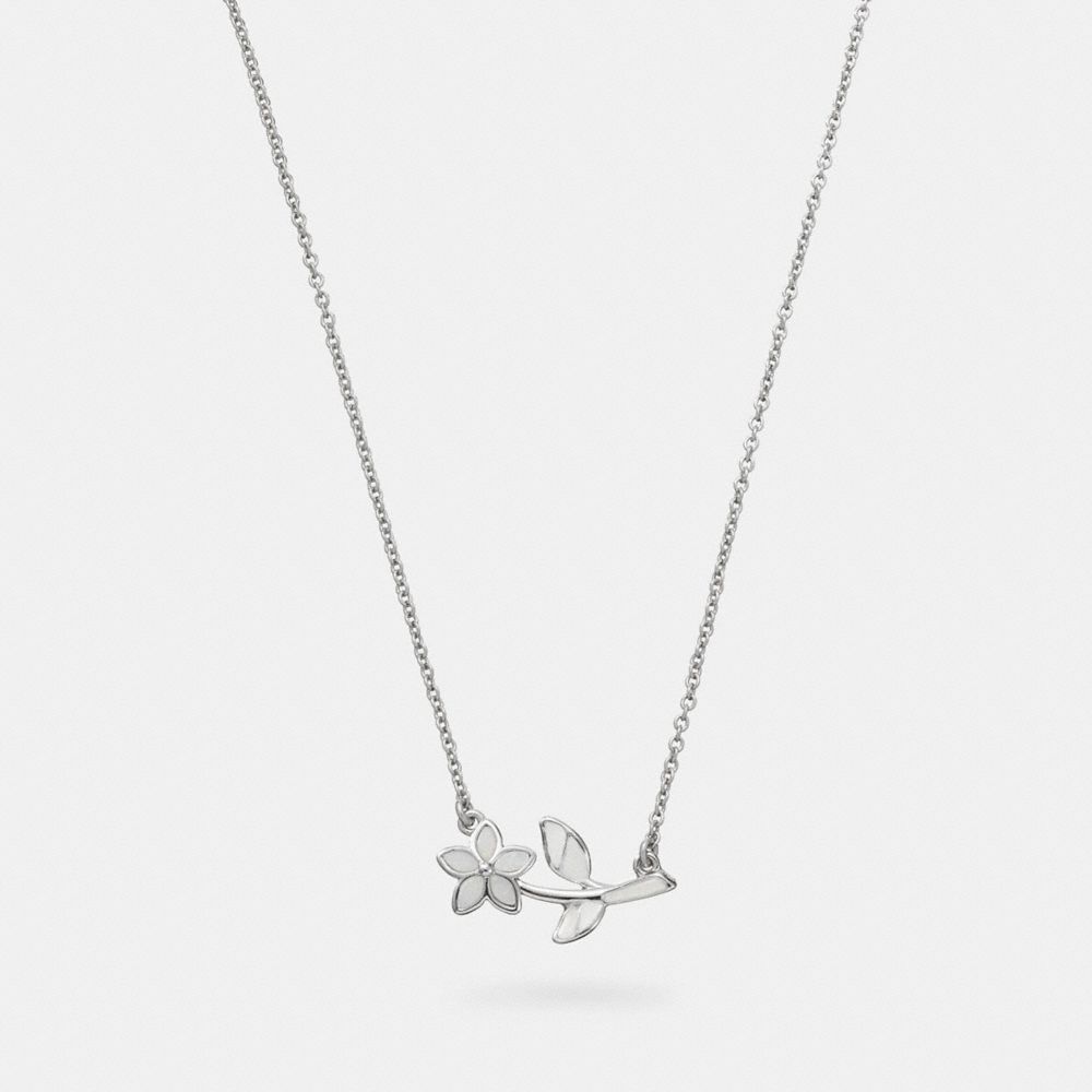 COACH Wildflower Necklace - SILVER MULTI - C9475