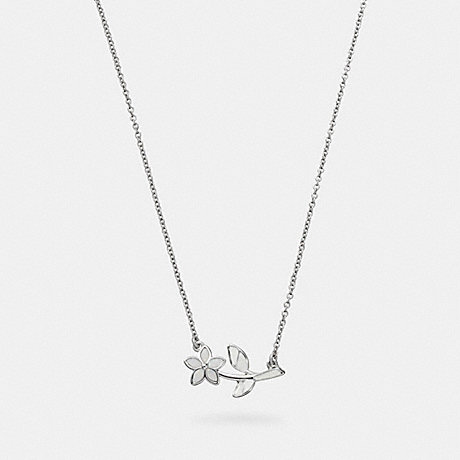 COACH Wildflower Necklace - SILVER MULTI - C9475