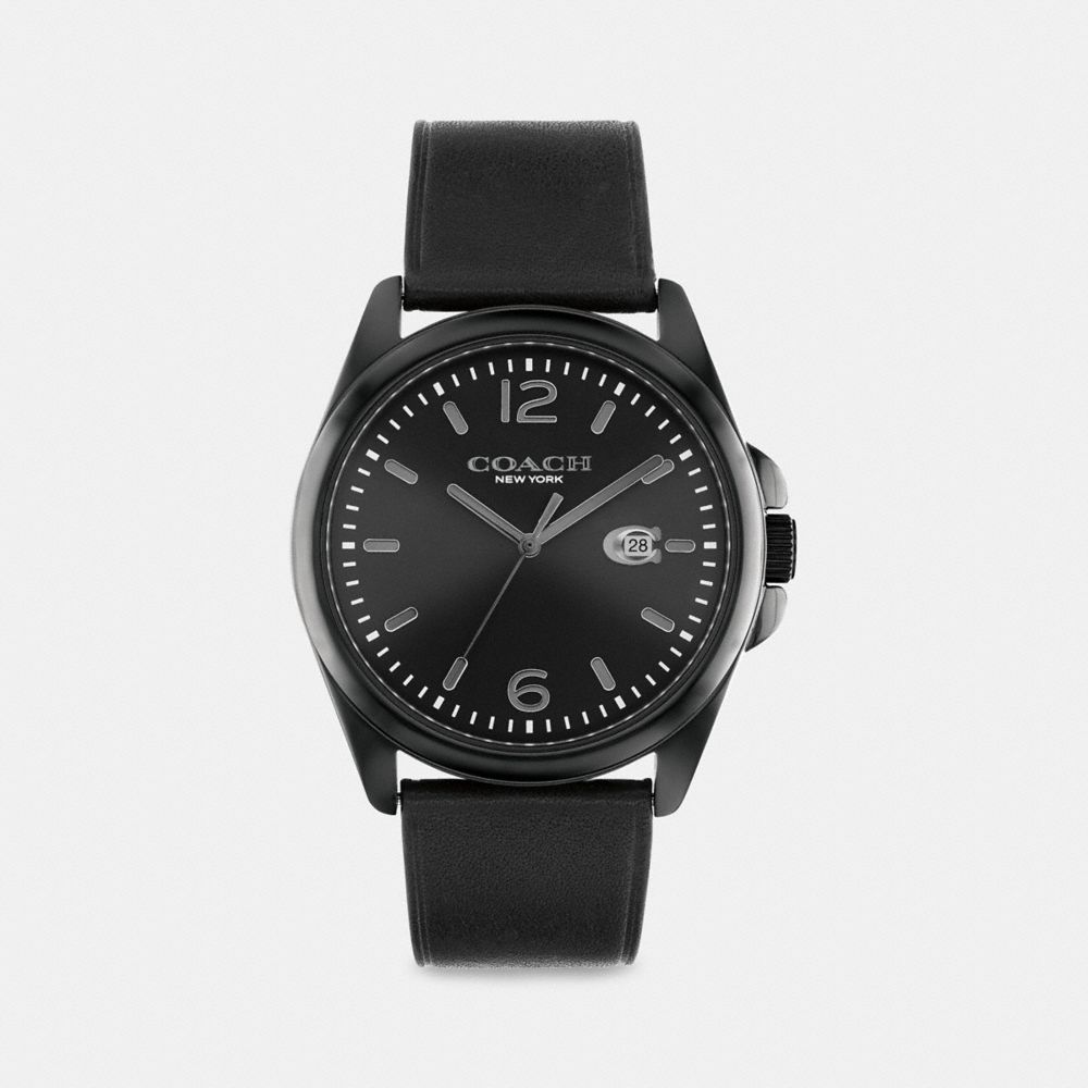 COACH C9550 Greyson Watch, 41 Mm Black