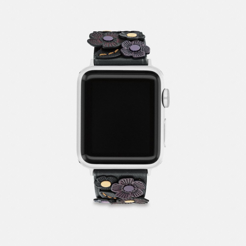 COACH C9563 Apple Watch® Strap, 38 Mm And 40 Mm Black