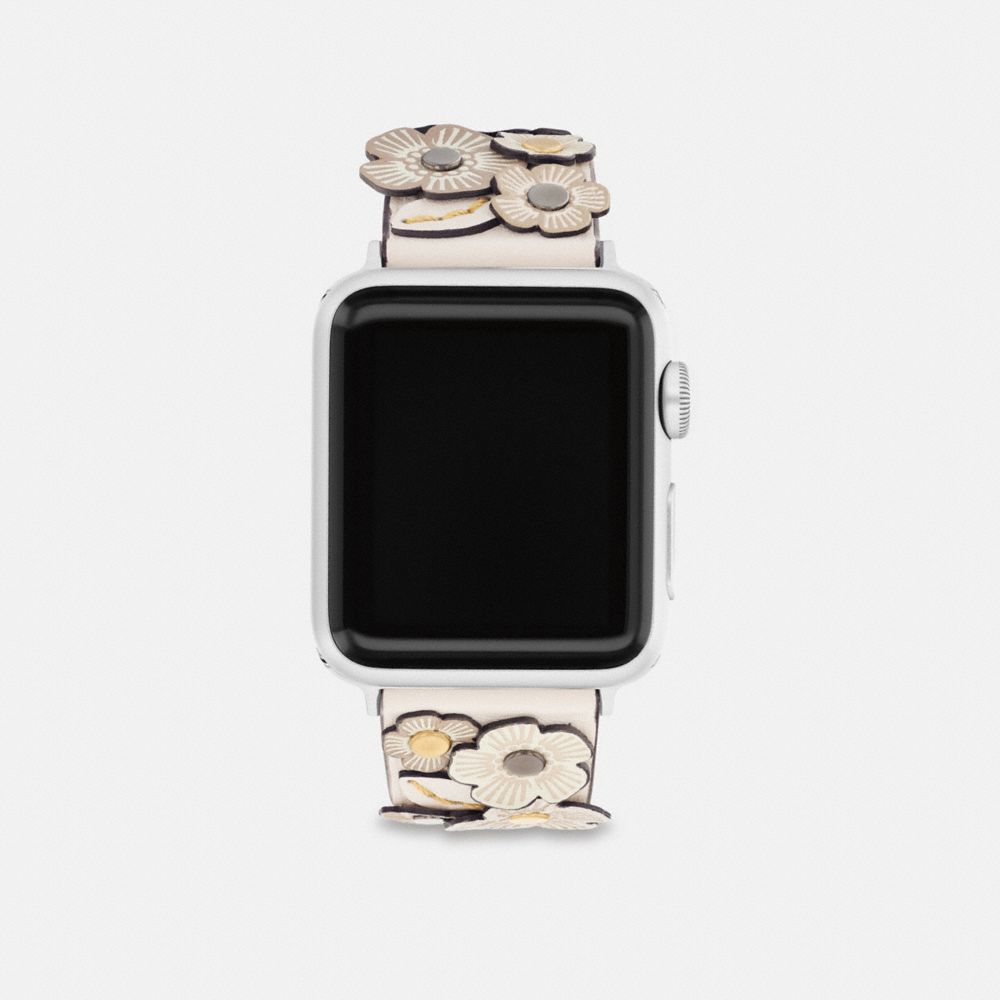 COACH C9565 Apple Watch® Strap, 38 Mm And 40 Mm Chalk