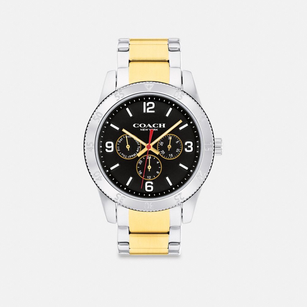 COACH C9570 Casey Watch, 42 Mm Two Tone