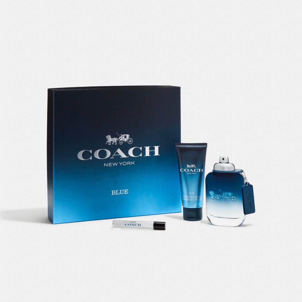 COACH C9669 Coach Blue Eau De Toilette 3 Piece Gift Set Multi