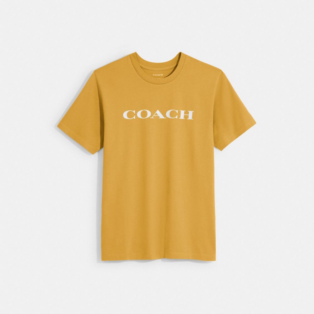 COACH C9693 Essential T Shirt In Organic Cotton ORANGE