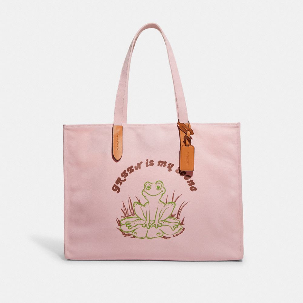 Tote 42 In 100 Percent Recycled Canvas - C9805 - Brass/Peach Skin