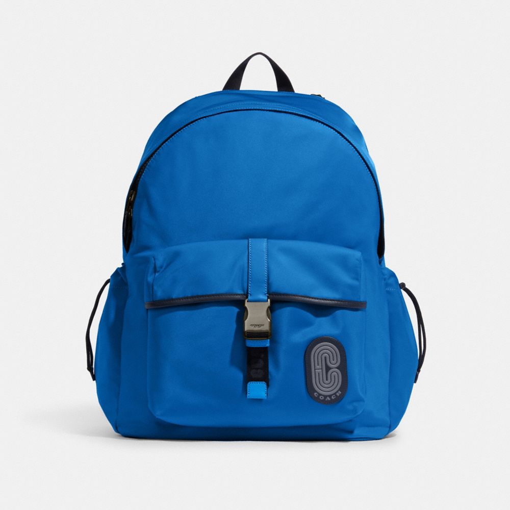 Max Backpack - C9834 - GUNMETAL/BRIGHT BLUE