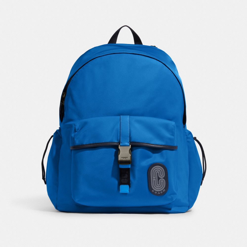 Max Backpack - GUNMETAL/BRIGHT BLUE - COACH C9834