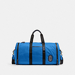 COACH C9835 Max Gym Bag GUNMETAL/BRIGHT BLUE