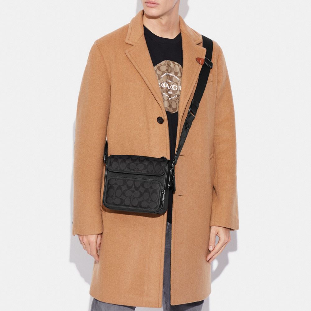 SULLIVAN FLAP CROSSBODY BAG IN SIGNATURE CANVAS