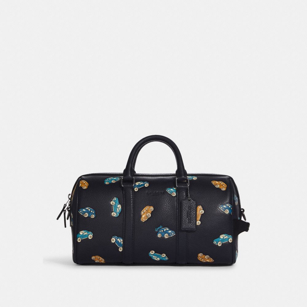 Venturer Crossbody 27 With Car Print - C9902 - GUNMETAL/MIDNIGHT MULTI