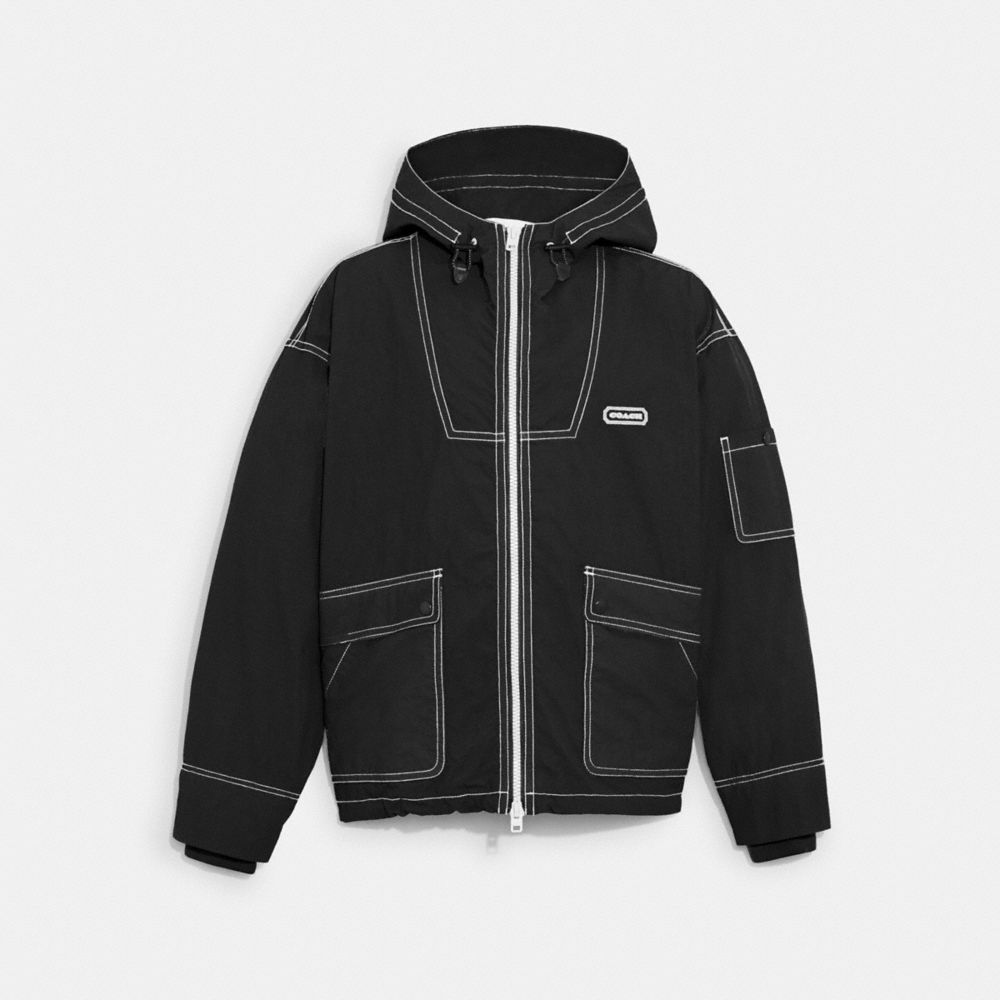 C9906 - Lightweight Windbreaker WASHED BLACK