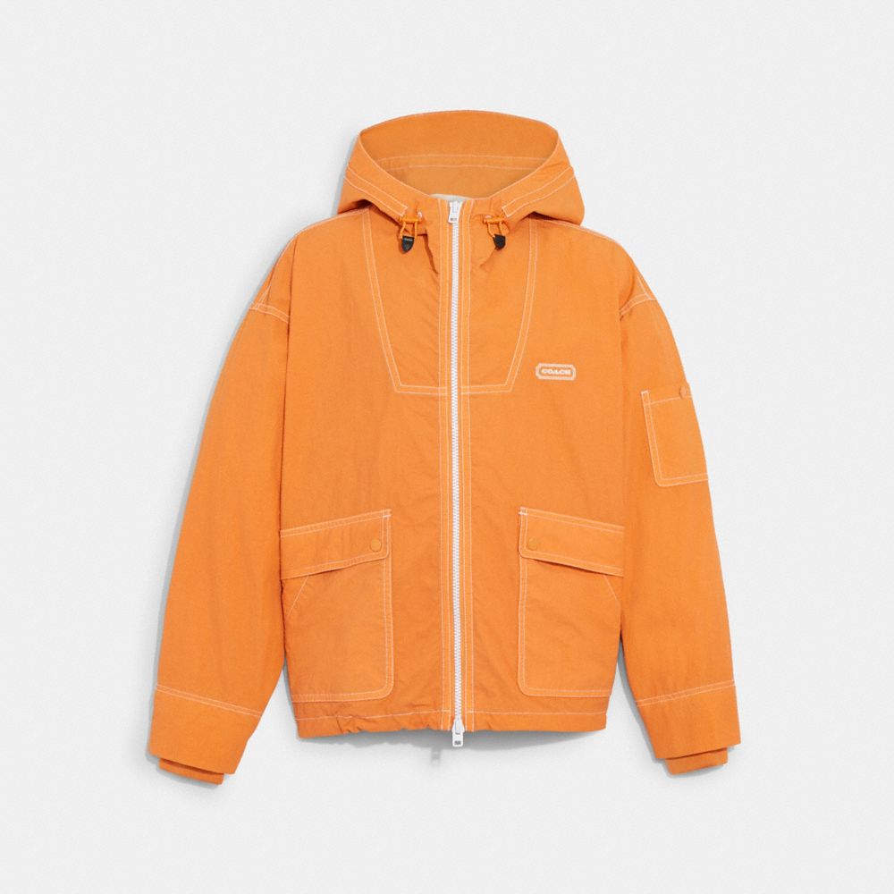 COACH C9906 Lightweight Windbreaker Faded Orange