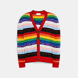 Rainbow Signature Cardigan - C9918 - Rainbow