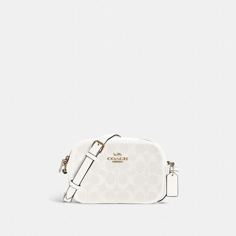 COACH C9926 - Mini Jamie Camera Bag In Signature Canvas GOLD/CHALK/GLACIERWHITE