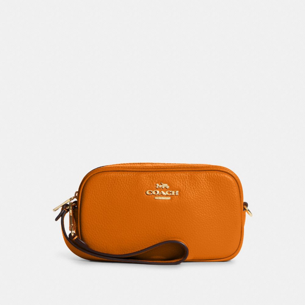 COACH Jamie Wristlet - IM/LIGHT ORANGE - C9932