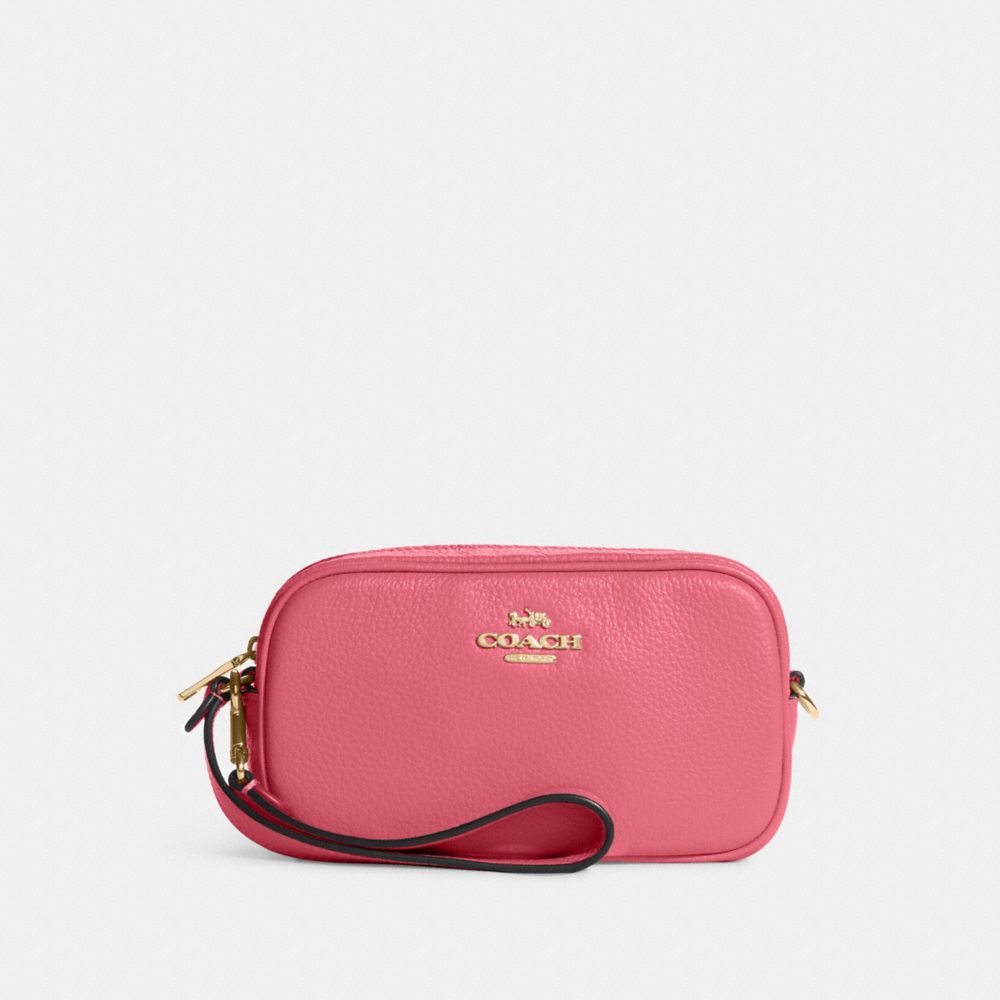 Jamie Wristlet - C9932 - Gold/WATERMELON