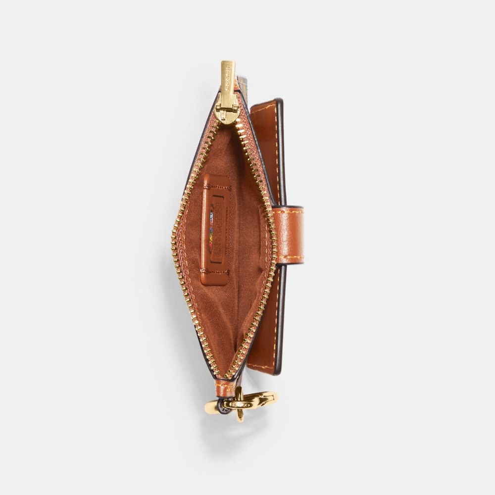 高級感 Coach コーチ アタッチメント カード ケース カーキ チョーク Www Tonna Com