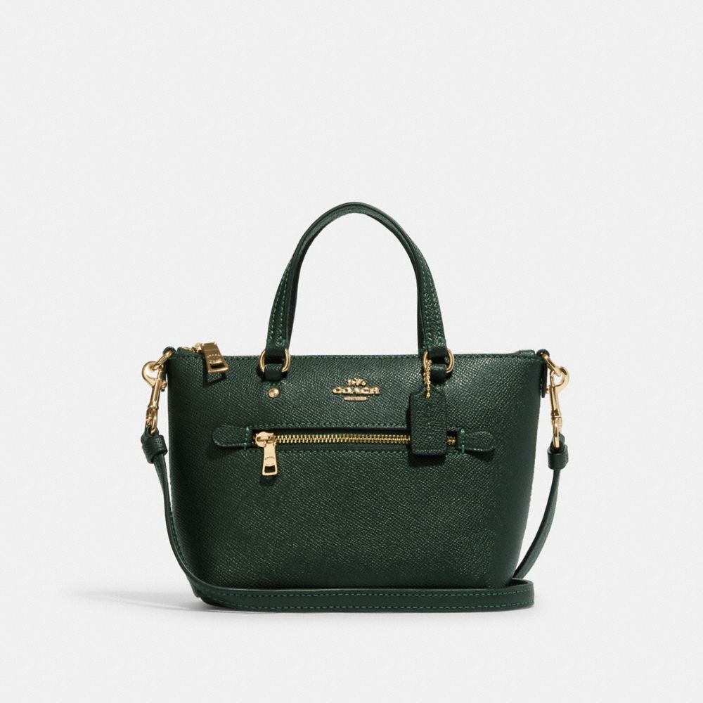 Mini Gallery Crossbody - C9948 - Gold/Amazon Green