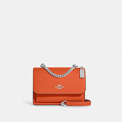 Mini Klare Crossbody - C9949 - Silver/Bright Orange